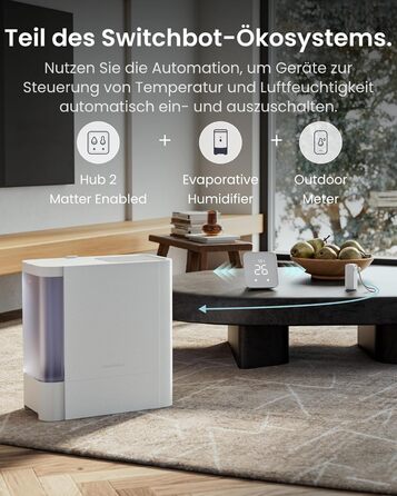 Гігрометр-термометр SwitchBot IP65 для приміщень і вулиці, Bluetooth, з датчиком точки роси, VPD, абсолютної вологості, зовнішній термометр, збереження даних для теплиці та винного погребу, набір 3 шт.