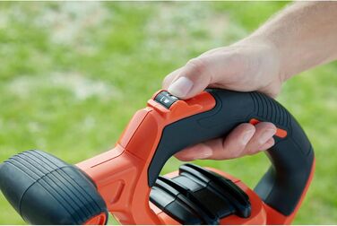Електричний садовий пилосос-видувка Black+Decker BEBLV301, 3-в-1, 3000 Вт, з подрібнювачем і рюкзаком-мішком 72 л, регульована потужність, висока швидкість повітря