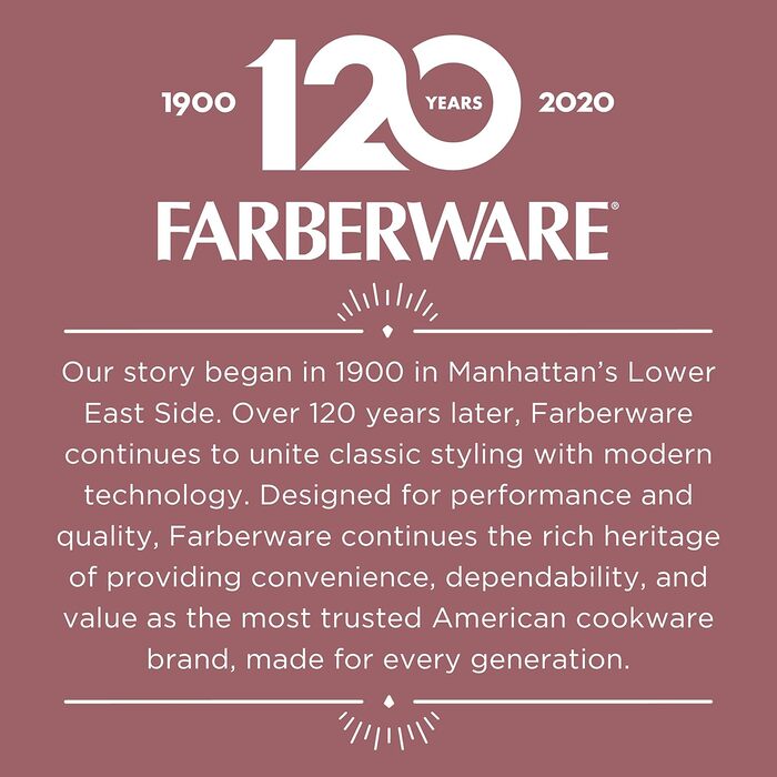 Форма для випікання 12 маффінів Farberware, антипригарна, червоне золото/червоний