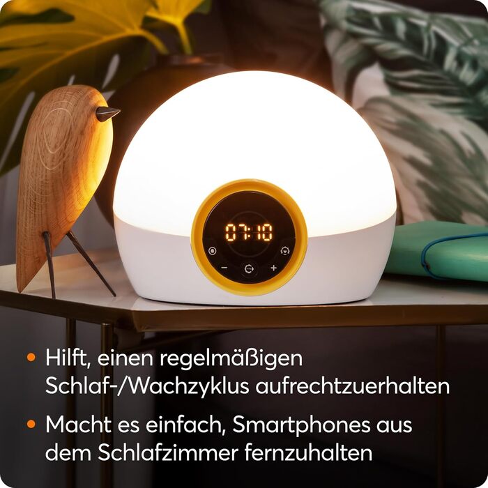 Світловий будильник Lumie Bodyclock Rise 100 з імітацією сходу та заходу сонця, білий