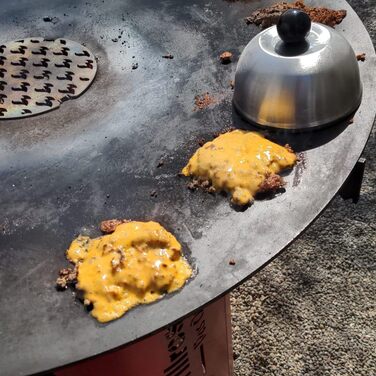 Лопатка для бургерів Der Design-Burgerwender з набором Burgerglocke, розроблена з Pommes Män, 2 шт