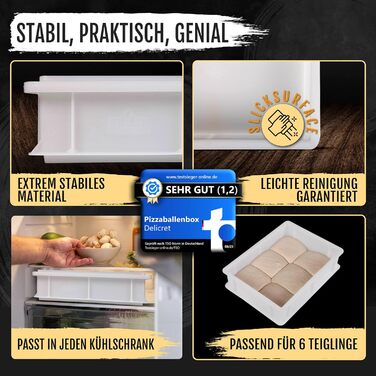 DELICRET – Стартовий набір для піци Deluxe: першокласні інгредієнти, бокс з тістом для піци, для домашнього приготування