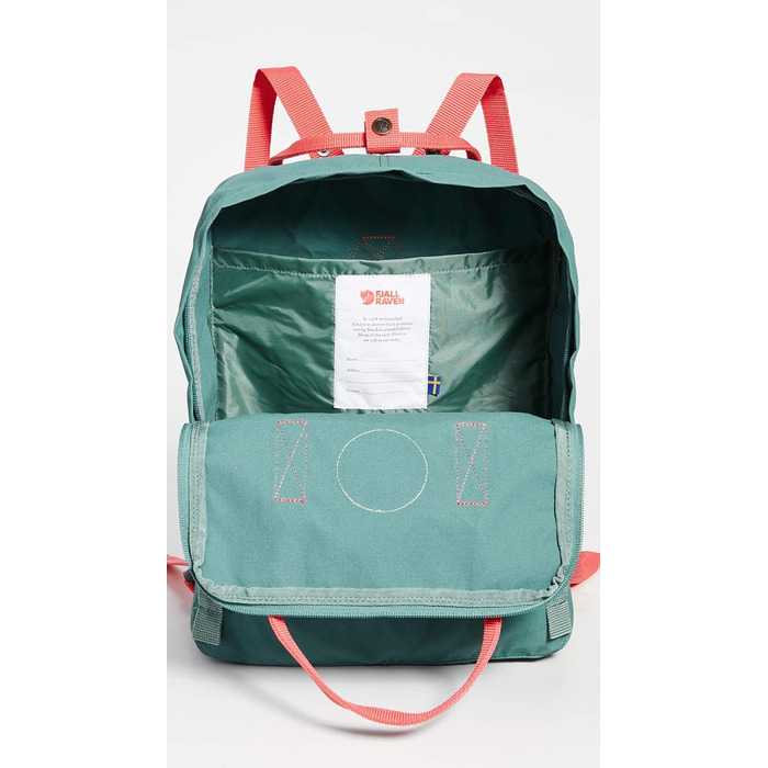 Рюкзак Fjällräven Kånken унісекс зелений Frost Green-peach