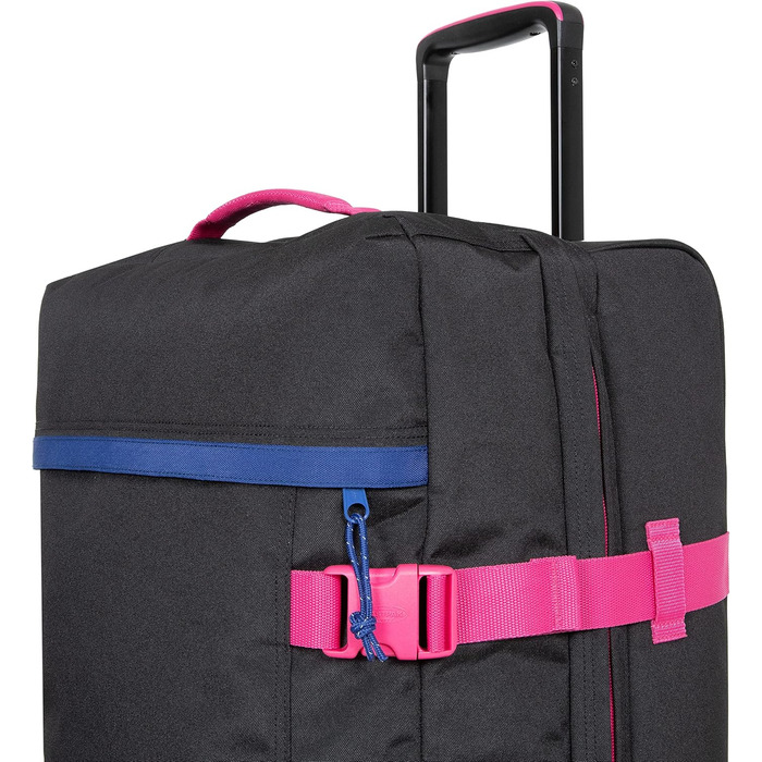 Валіза Eastpak Tranverz L 79 см, 121 л, зелено-синя, на колесах