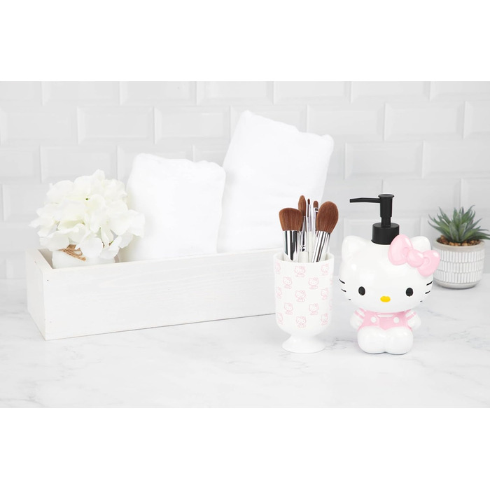 Тримач для зубних щіток Jay Franco Hello Kitty, смола, рожевий