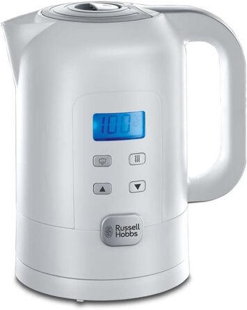 Електрочайник Russell Hobbs з регулюванням температури, LCD-дисплеєм, 1,7 л, 2200 Вт, для дитячого харчування, підтримка тепла, модель 21150-70