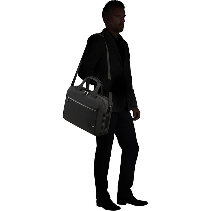 Розширювана сумка для ноутбука Samsonite Litepoint 15,6'' чорна, 40,5 см, 17,5/22 л
