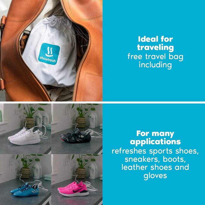 Електричний осушувач та дезінфектор для взуття Shoefresh Mini, сушарка для черевиків, рукавичок і лижних черевиків, білий