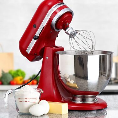 Миска з нержавіючої сталі для міксера KitchenAid 4,5–5 л, сумісна, змінна, підходить для міксерів з відкидною головкою, можна мити в посудомийній машині