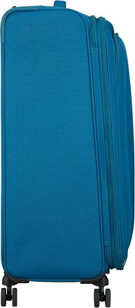 Валіза American Tourister Hyperspeed Spinner L розширювана, 80 см, 109/116 л, бірюзова (Deep Teal), поліпропілен