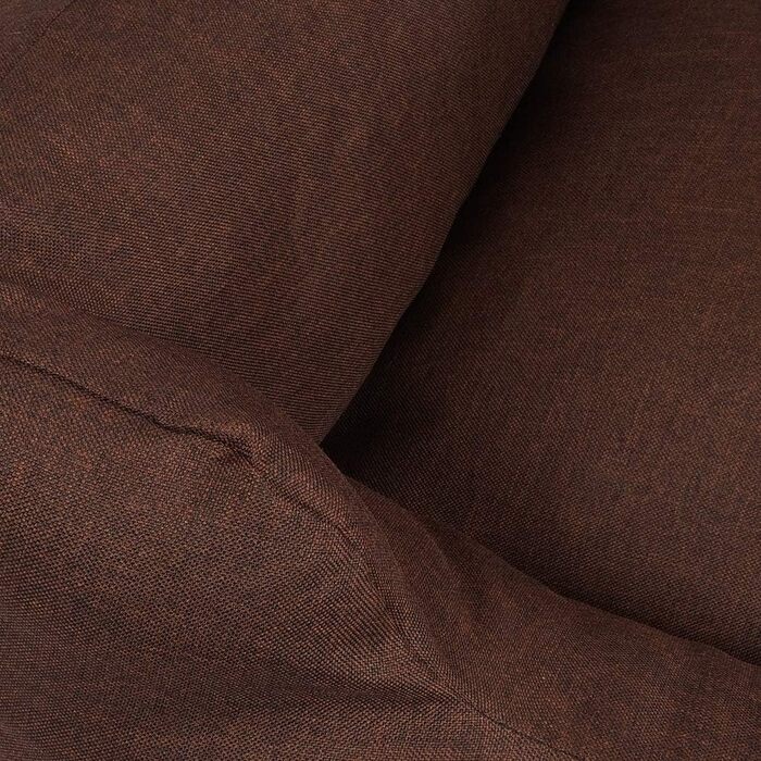 Ліжко для собак Knuffelwuff Lotte з велюру, знімний чохол, пране, XXL 120x85 см, для великих, середніх і малих собак, коричневе