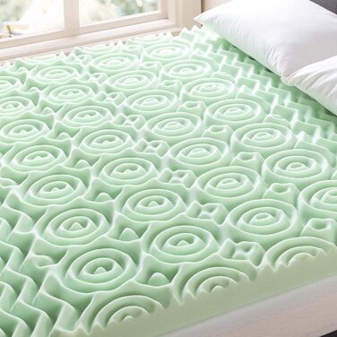 Топер з ортопедичної піни Memory Foam з екстрактом зеленого чаю, CertiPUR-US, 10,2 см, Best Price Mattress