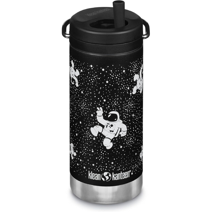 Термос Klean Kanteen TKWide 340 мл з кришкою, сірий