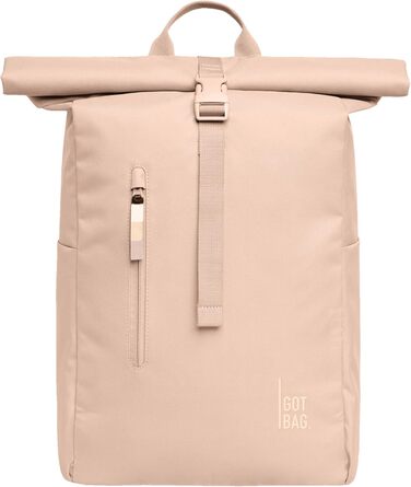 Рюкзак GOT BAG Rolltop Easy із переробленого океанічного пластику, водонепроникний, для ноутбука 16'', 31 л (Pearl)