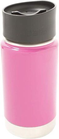 Термос-пляшка Klean Kanteen Wide 355 мл з вакуумною ізоляцією та кришкою Cafe Cap 2.0, колір Wild Orchid