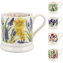 Керамічна чашка Emma Bridgewater 1/2 пінти, велика кам'яна чашка для кави, капучино, латте, чаю, подарункова чашка з дизайном «Тете і мускарі», преміум кераміка
