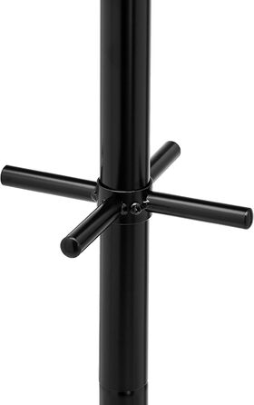 Вішалка для одягу та капелюхів Amazon Basics, 29.5x29.5x167 см, чорна