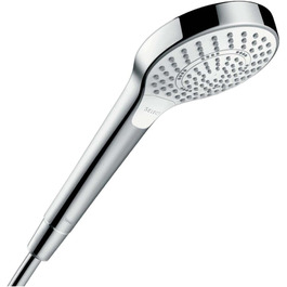 Ручний душ hansgrohe Croma Select S, 3 режими, круглий, 110 мм, антикальцій, білий/хром