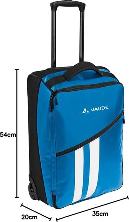 Дорожня валіза-тролей VAUDE Rotuma 35, 35 л, блакитна