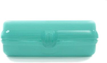 Сендвіч-коробка Tupperware бірюзова 38001 коробка для розбиття