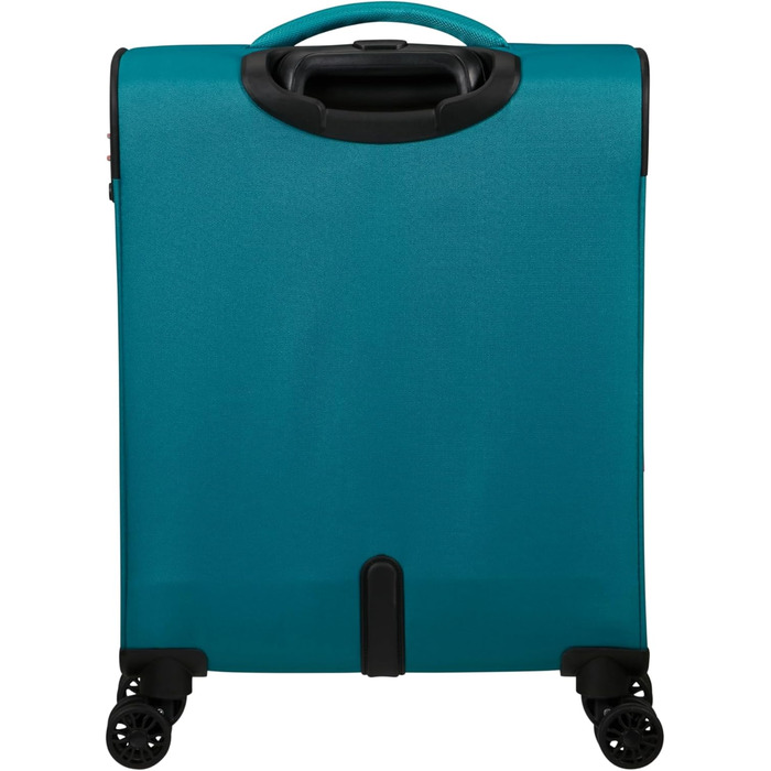 Валіза American Tourister Pulsonic Spinner L, розширювана, 81 см, 113/122 л, бірюзова (Stone Teal), мала 55 см, 43.5 л