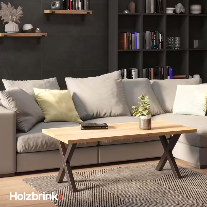 Ніжка столу HOLZBRINK металева біла Х-подібна форма 40x43 см