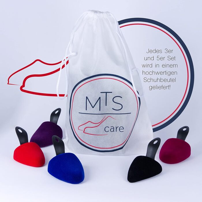 Поролонові розпірки для жіночого взуття MTS care LISA Basic Velours, 5 пар, розмір 36-38, тримач форми та свіжості