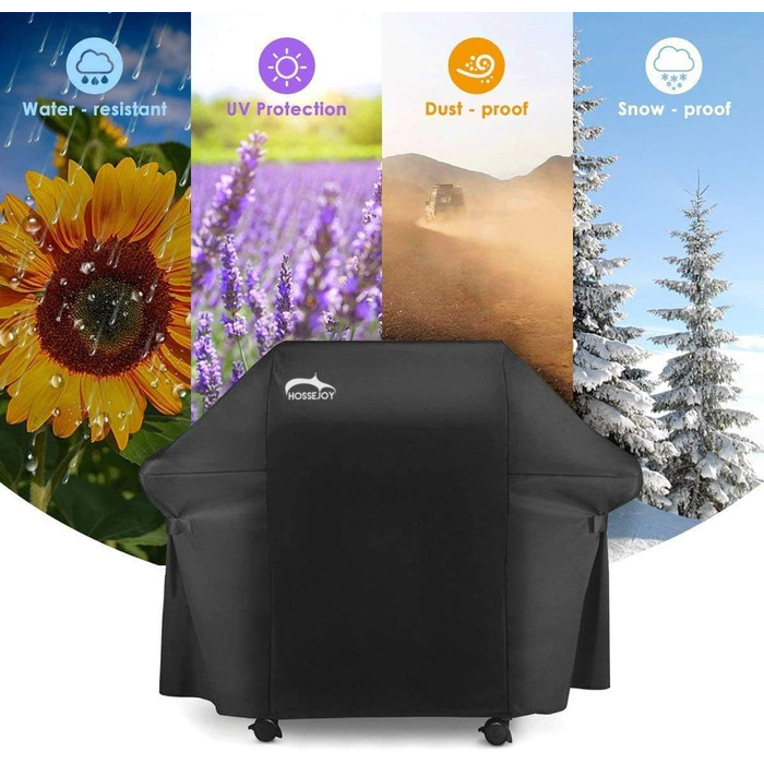 Водонепроникний чохол для гриля, захисний покрив BBQ для Brinkmann, Char Broil, Holland, Jenn Air