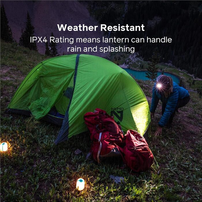 Портативний ліхтар BioLite AlpenGlow 250 лм з Powerbank для туризму та кемпінгу