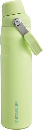 Термос-пляшка Stanley Iceflow 0.6 л для спорту, чорна (Citron), не пропускає воду, BPA-free, зручна для миття в посудомийці, тримає холод до 10 годин