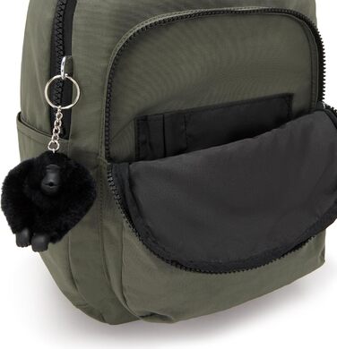 Рюкзак Kipling Seoul S зелений, захист для ноутбука, малий