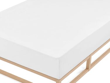 Простирадло натяжне biberna Sleep & Protect Molton з Silver Protect, водонепроникне, антибактеріальне, 120x200 см, біле
