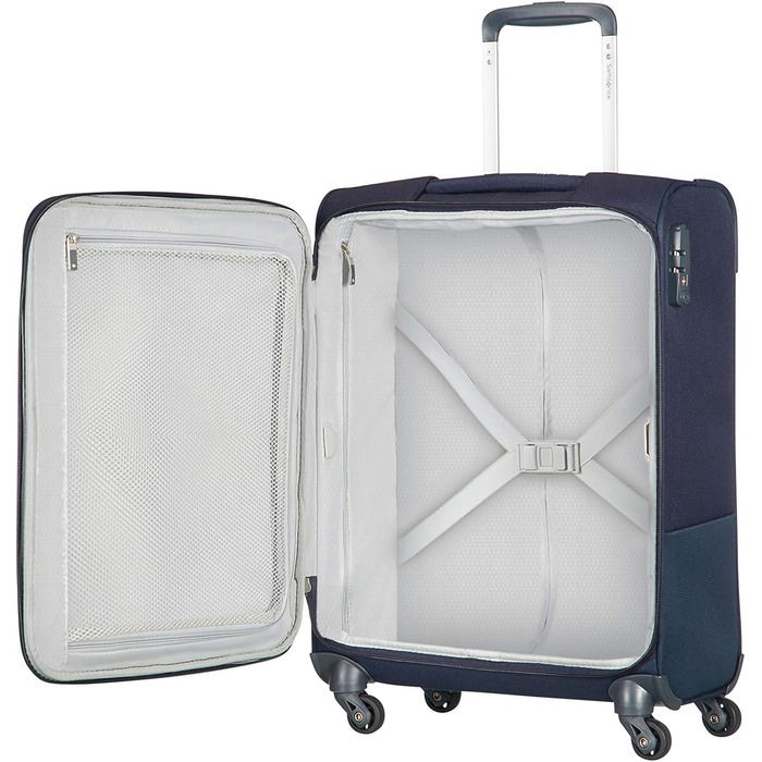 Валіза Samsonite Base Boost Spinner M розширювана, 66 см, 67,5/73,5 л, чорна, для подорожей