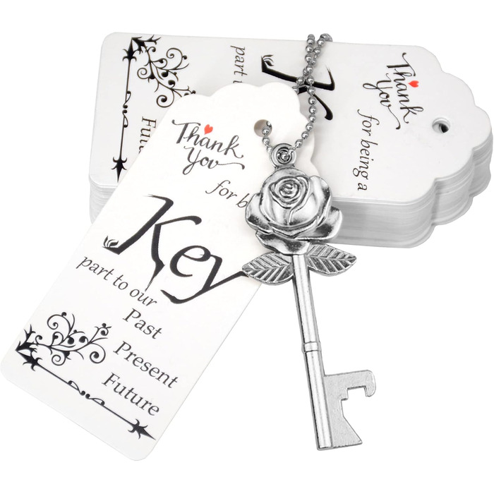 Відкривачка для пляшок Aokbean 100 Vintage Key з карткою