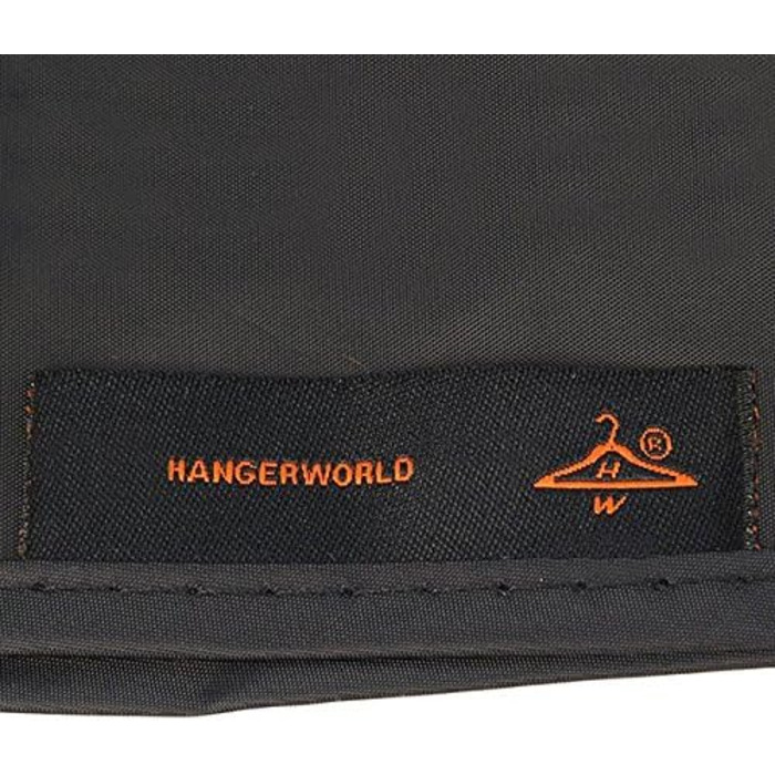 Вологостійкий чохол Hangerworld з нейлону для стійки для одягу, чорний, 184x165x60 см, з 2 блискавками, захист від пилу, бризок і запахів