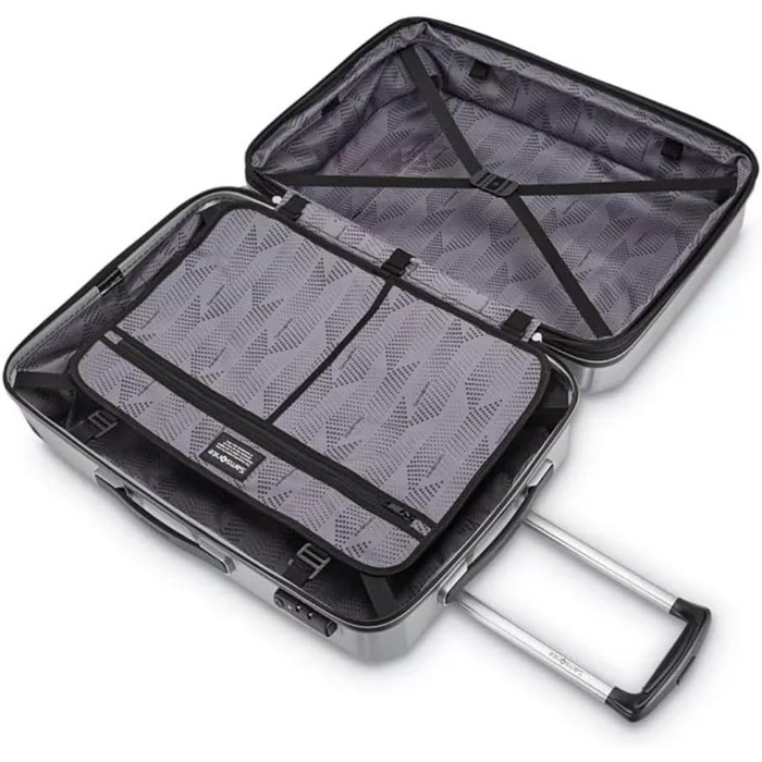 Жорстка валіза Samsonite Winfield 3 DLX з обертовими колесами, ручна поклажа, синя, універсальний розмір