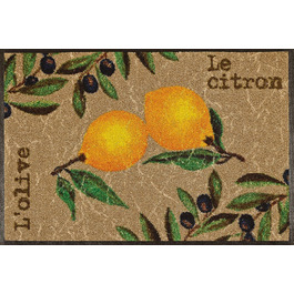 Килимок wash+dry Le Citron 50x75 см для підлоги, для внутрішнього та зовнішнього використання, праний, брудозахисний