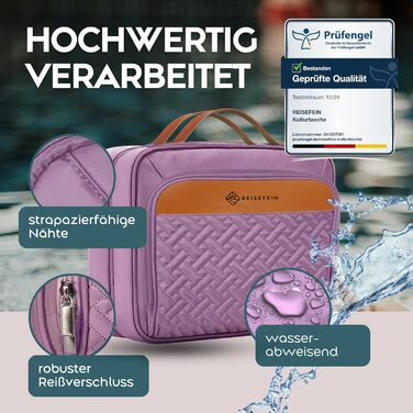 Жіноча косметичка 3-в-1 для подорожей з 4 відділеннями, відділом для прикрас і косметики, підвісна органайзер-сумка