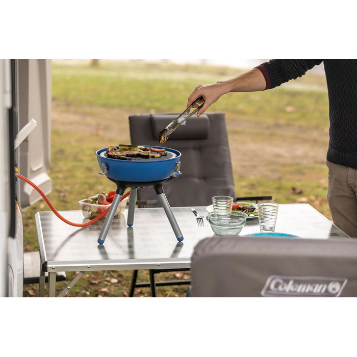 Газовий гриль Campingaz Party Grill для кемпінгу, пікніка та фестивалів, антипригарна поверхня, універсальний готувальний пристрій