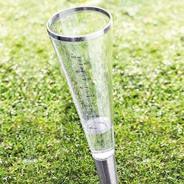 Дощомір Blomus CAMPO зі скла та нержавіючої сталі, 1 л, зручною шкалою, стильний аксесуар для саду, прозорий, 76x9x9 см
