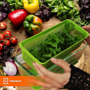 Набір овочерізок та мандолін 16-в-1 з контейнером із скла, BPA-free, леза з нержавіючої сталі для нарізки, кубиків, шинкування, соломки – кухонний помічник для овочів