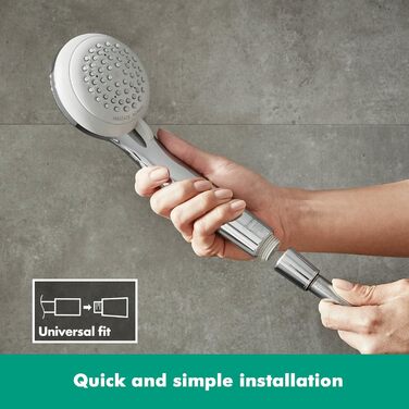 Ручний душ hansgrohe Crometta 85, 2 режими, антикальк, хром