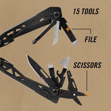Мультитул Gerber Bear Grylls Ultimate, 15 функцій, з нейлоновим чохлом і кліпсою
