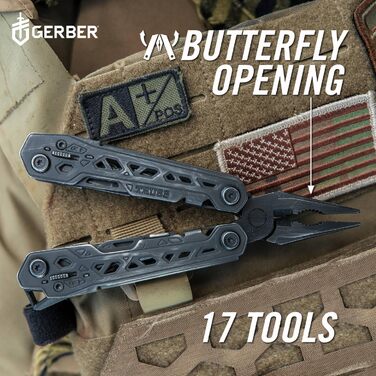 Мультитул Gerber Truss 17 в 1, чорний, з нейлоновим чохлом