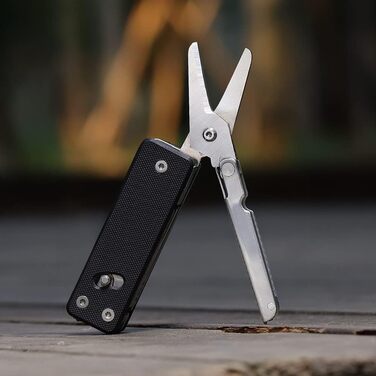 Мультитул ROXON KS2E Elite з великими ножицями, 13 функцій, G10 руків'я, кишенькова кліпса для кемпінгу та екстрених ситуацій