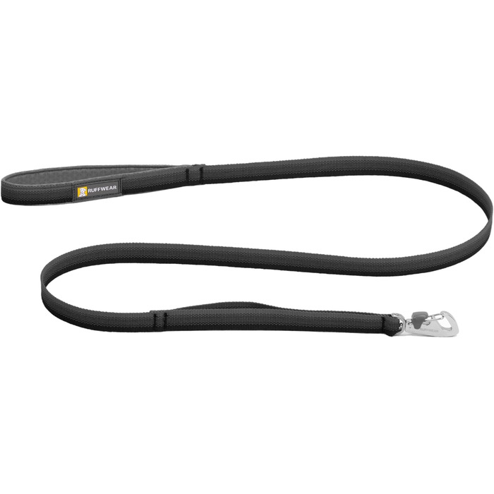 Повідок для собак RUFFWEAR Front-Leine 1,5 м, міцний, з м'якою ручкою та обертовим карабіном, сірий базальтовий колір