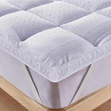 Наматрацник Bedecor Soft-Topper 180x200 см, масажний 3D-ефект, люкс, підматрацна накладка