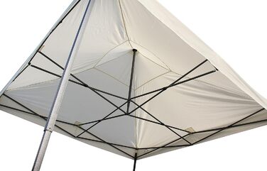 Багатофункціональна альтанка All Seasons Gazebos 2x2 м, кремова, водонепроникна, міцна конструкція