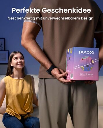 Проектор зоряного неба POCOCO, домашній планетарій для дітей і дорослих, нічник-декор з 2 дисками для спальні та релаксації
