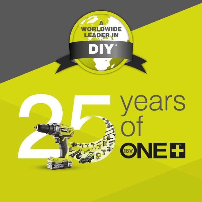 Акумуляторний повітродув RYOBI 18V ONE+ OBL1820S, 245 км/год, 2,6 м³/хв, без акумулятора та зарядного, у коробці